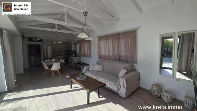 Afrathia Kreta, Afrathia Villa in Meeresnähe (400m) Ein Zuhause, das atmet Ebenerdig und barrierefrei, Haus kaufen